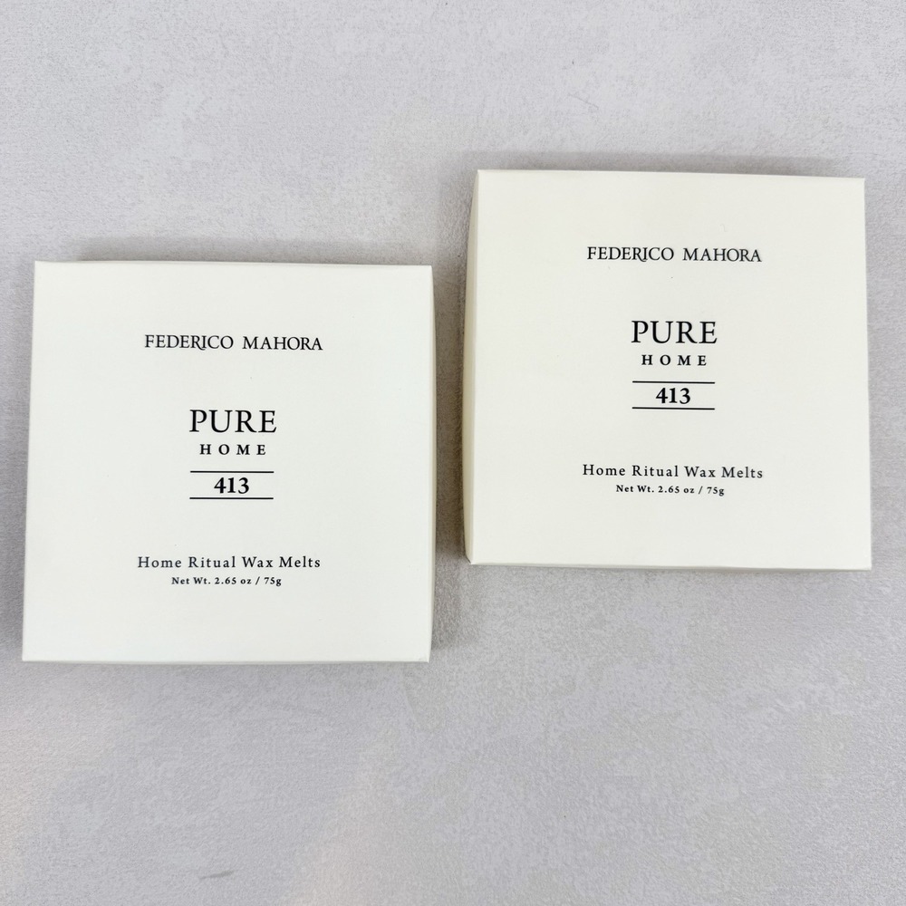 Federico Mahora Home Ritual Wax Melts 2.6oz New Sealed Pure 413 2 PACK